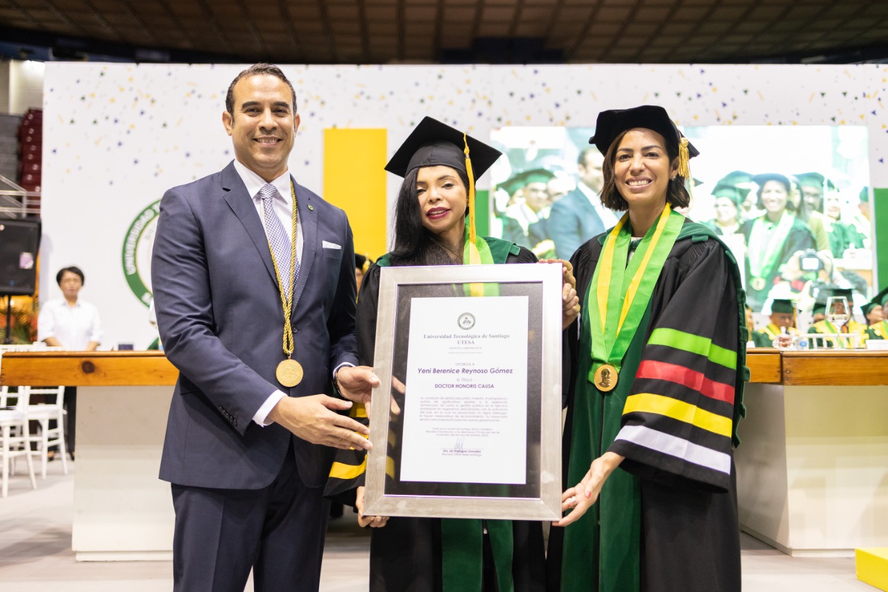 UTESA awards an Honoris Causa Doctorate to Judge Yeni Berenice Reynoso