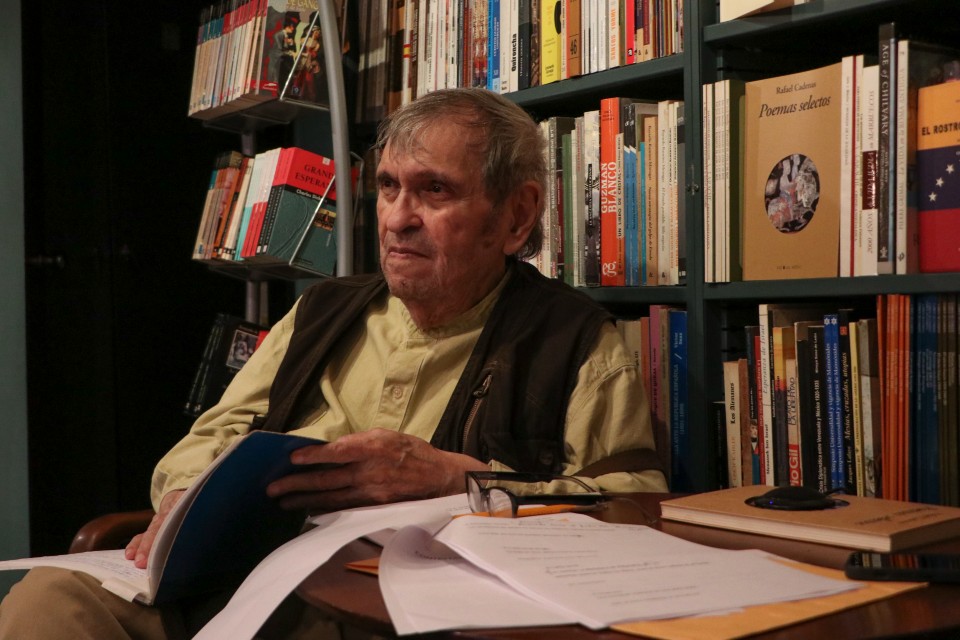 Venezuelan poet Rafael Cadenas won the Cervantes Prize in its 2022 edition