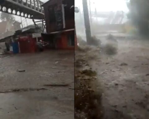 Via La Calera is closed due to heavy rains: there is a deceased person