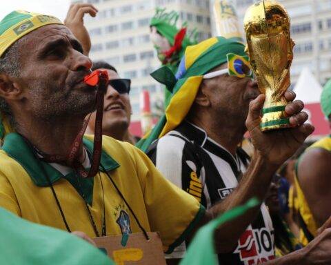 With Brazil's victory, the party in Lapa should continue into the early morning