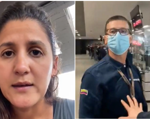 Woman who recorded aggression at El Dorado airport told her version of what happened