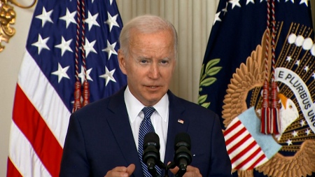 "We can no longer take democracy for granted"Biden said