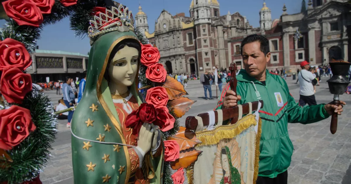 2.4 million pilgrims arrive in CDMX to celebrate the Virgin of Guadalupe