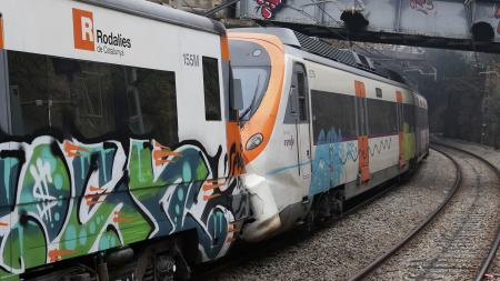 A collision between two trains in Barcelona left at least 155 injured