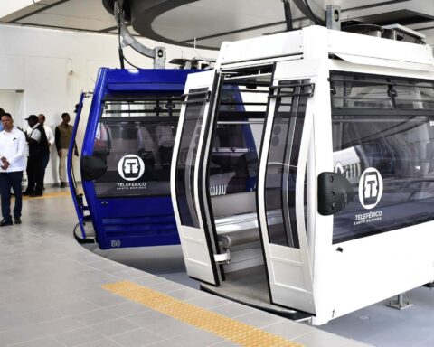 Abinader pone a prueba Línea  II Teleférico SD; abre en febrero