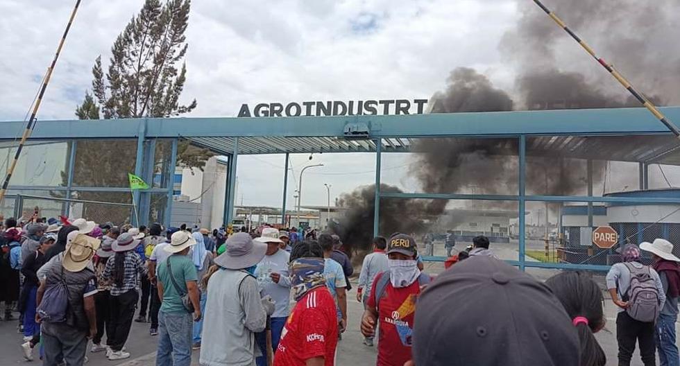 Arequipa: Gloria plant remains inoperative for up to two months due to attacks on facilities