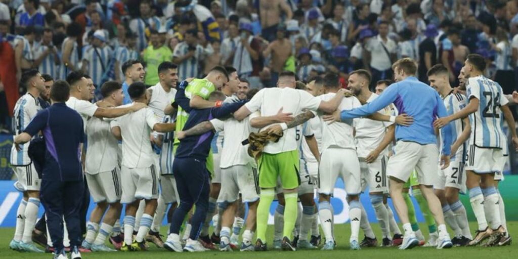 Argentina taunts Brazil and England in the dressing room