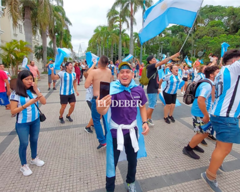 Argentines exploded in the 24 de Septiembre square after the consecration of the Albiceleste in Qatar