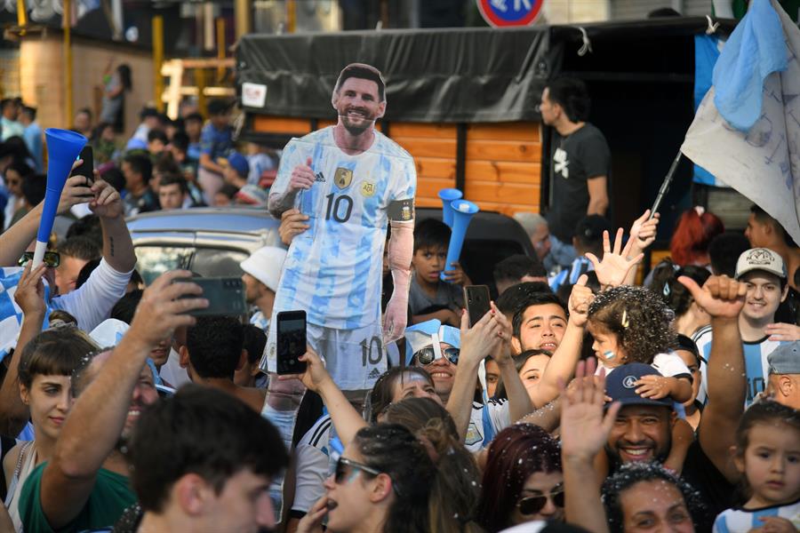 Argentines overflow to celebrate the third title of the albiceleste