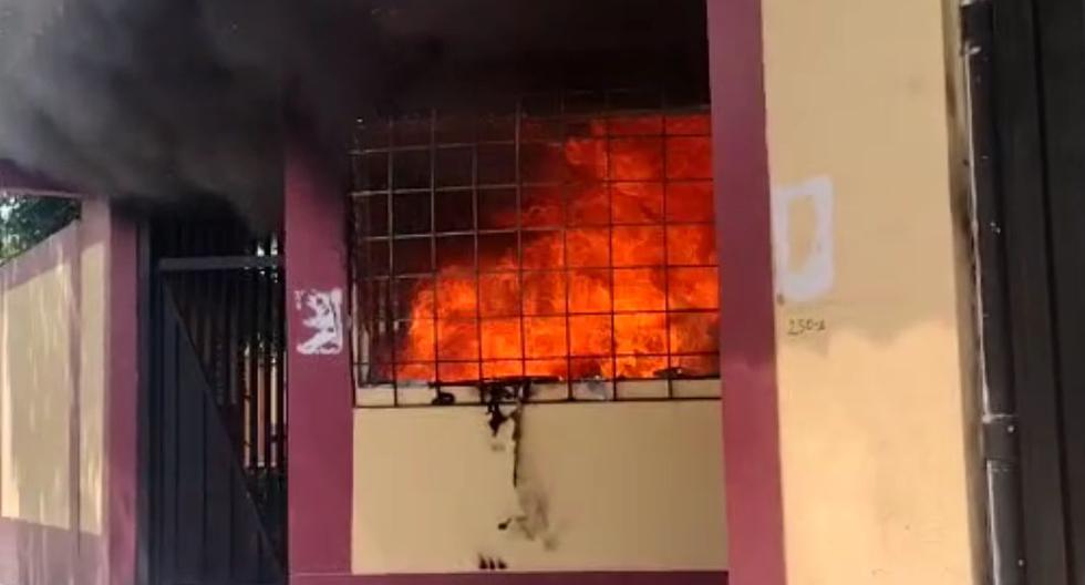 Ayacucho: they set fire to the Huanta penal unit in rejection of the release of those involved in the murder of a schoolboy