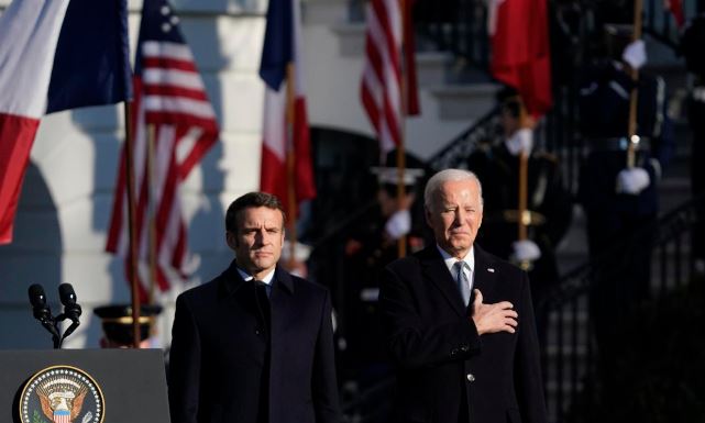 Biden and Macron underline their alliance against Putin at the beginning of their meeting