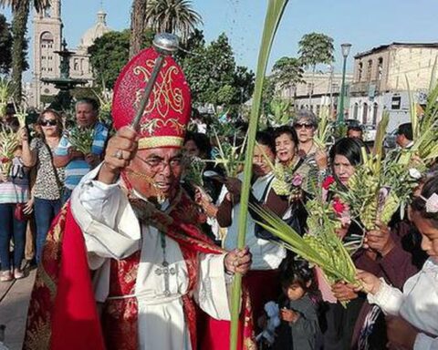 Bishop of Tacna and Moquegua celebrates mass for the cessation of violence and deaths in the country