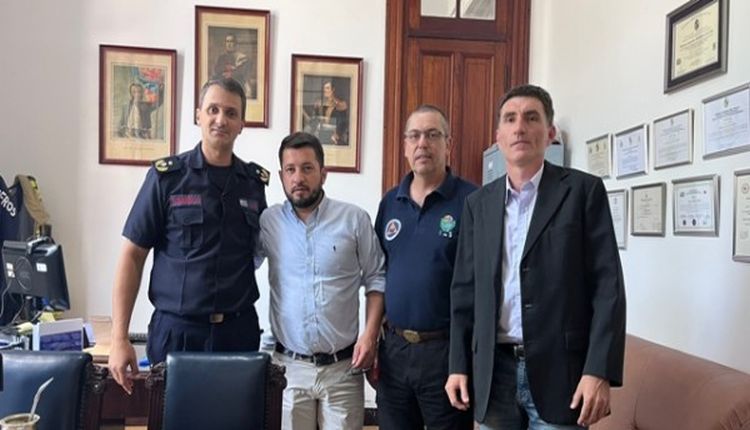 Cecoed and Deputy Álvaro Lima were received at the National Fire Department