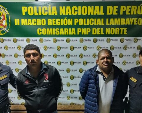 Chiclayo: They were armed and said they were going to "work" when they were hanging around a tap