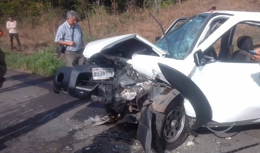 Collision between vehicles left six injured in Barinas