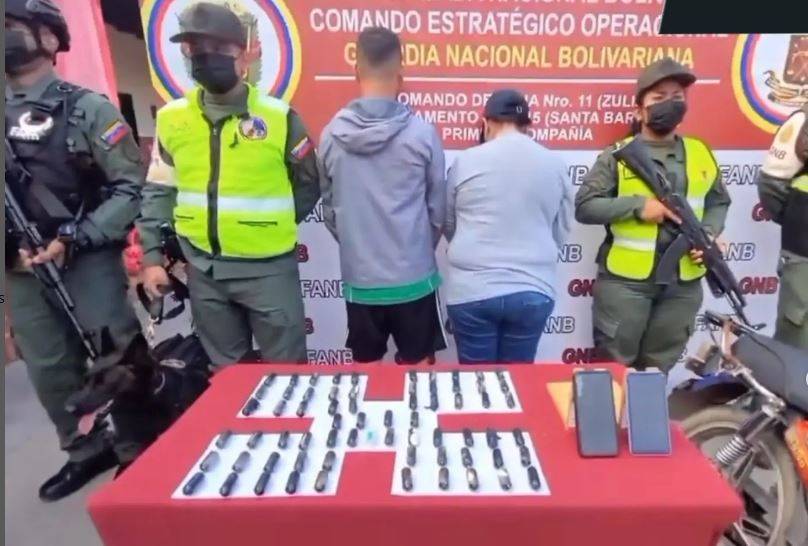 Couple arrested in the Colón municipality with 67 cocaine fingers