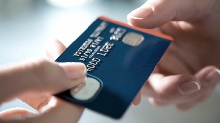 Credit card purchases: grew in real terms for the first time in 5 months