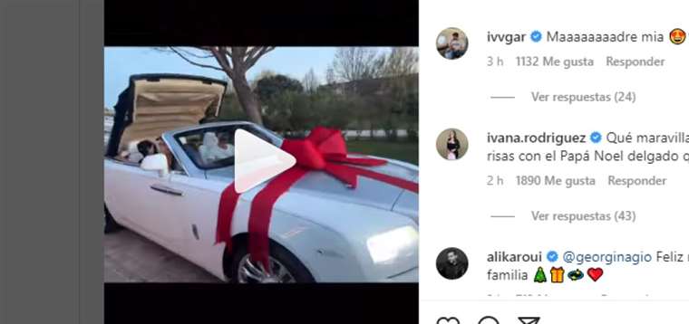 Cristiano Ronaldo was surprised with a luxurious gift from Georgina (video)