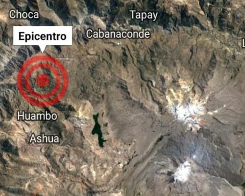 Earthquake of magnitude 5 is recorded tonight in Caylloma-Arequipa