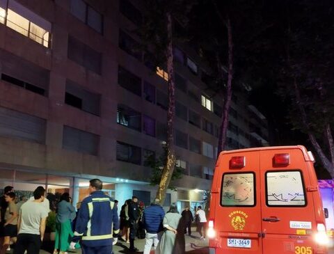 Explosion in an apartment in Pocitos on Christmas Eve;  there is a person with serious injuries