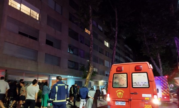 Explosion in an apartment in Pocitos on Christmas Eve;  there is a person with serious injuries