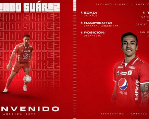 Facundo Suárez was announced as reinforcement of América de Cali