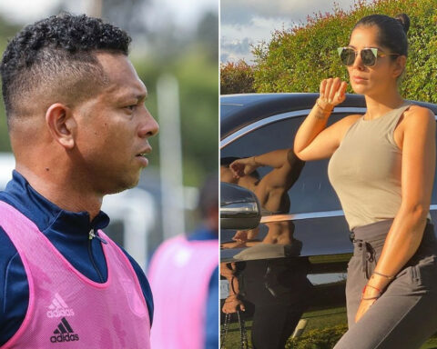 Freddy Guarín's ex-wife and her pork rind in Brazil