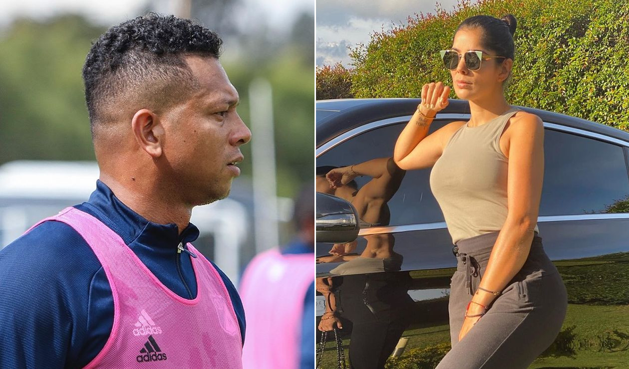 Freddy Guarín's ex-wife and her pork rind in Brazil