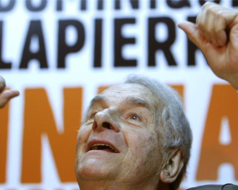 French writer Dominique Lapierre, author of "The city of happiness"