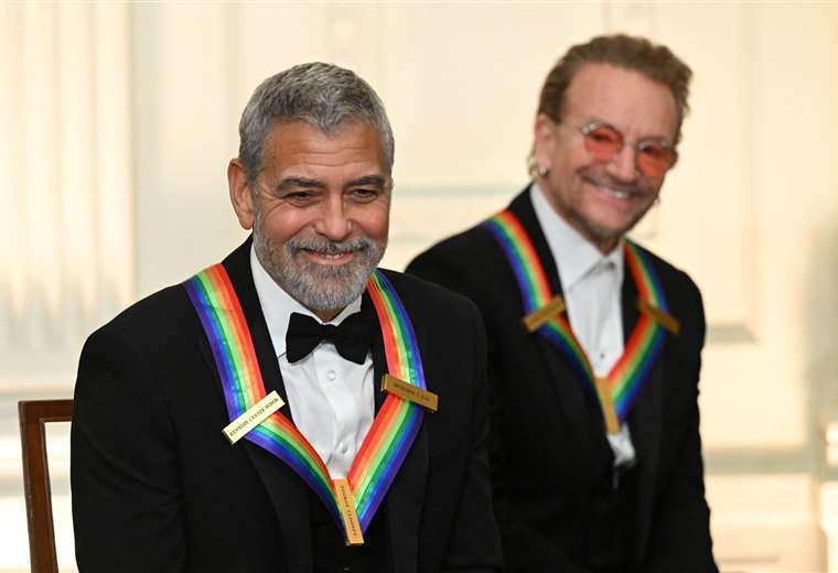 George Clooney and U2 honored by the Washington Kennedy Center