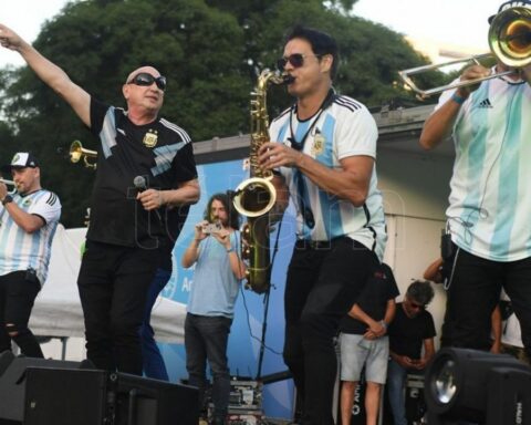 How was the celebration at the Kirchner Cultural Center for the victory in the World Cup in Qatar 2022