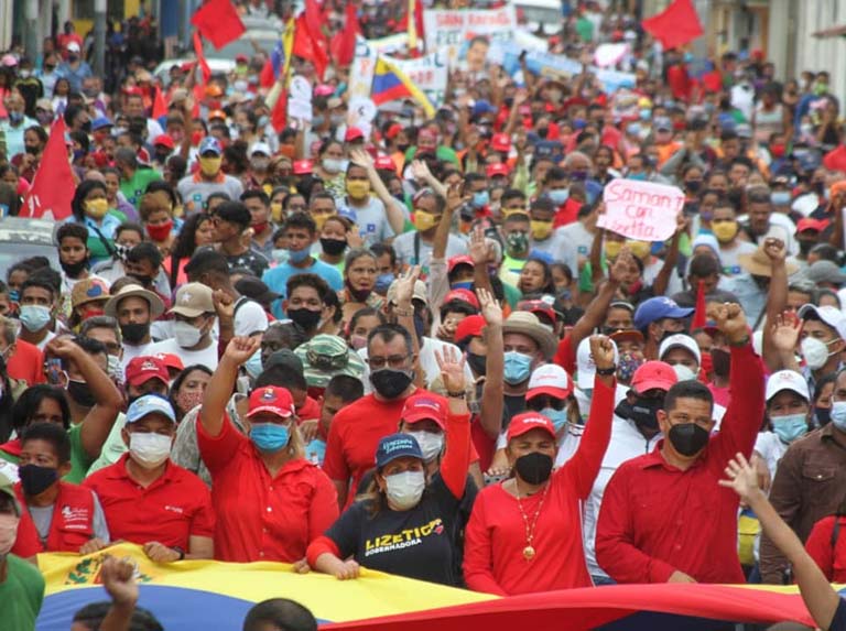 In Delta Amacuro they celebrated the 16 years of the PSUV