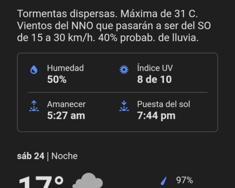 Inumet announced how the weather will be on Christmas Eve and Christmas