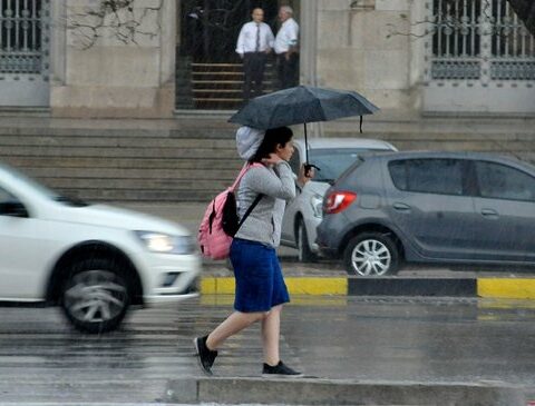 Inumet warns of strong storms and heavy rains in four departments