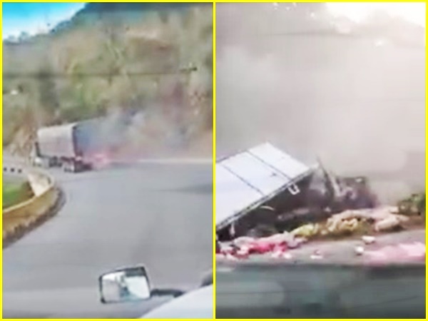 El angustiante accidente en Ocaña que dejó dos muertos: camión con víveres se quedó sin frenos y chocó a otro