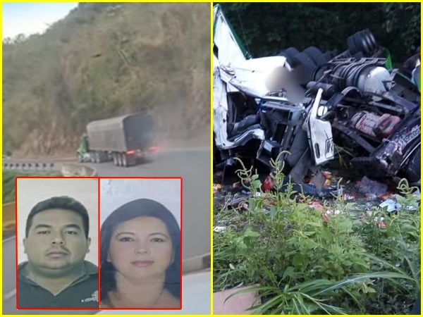 Luz Marina y don Felix fueron las víctimas del accidente en Ocaña, conductor de tractomula está herido.