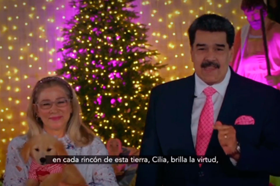 Maduro's 2022 Christmas message imitates the RCTV spots