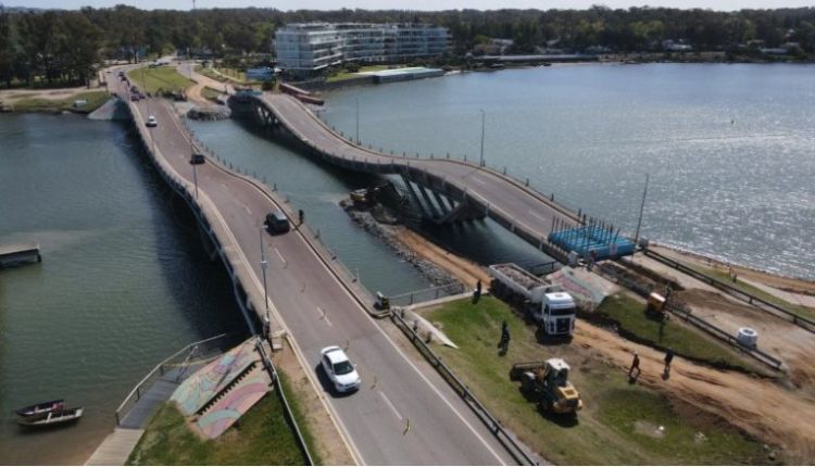 Maldonado City Hall fined trucks that tried to cross the La Barra bridge