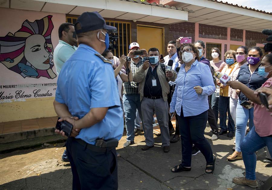 María Elena Cuadra Movement receives international award for defending the rights of working women