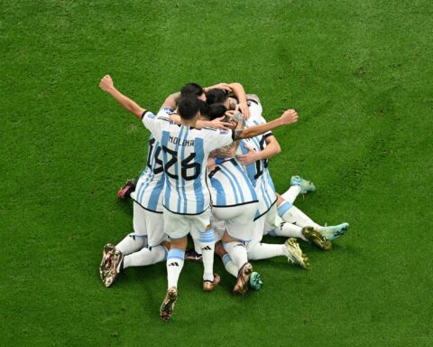 Messi and Di María put Argentina 45 minutes from glory