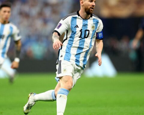 Messi is isolated as the player with the most appearances in World Cups