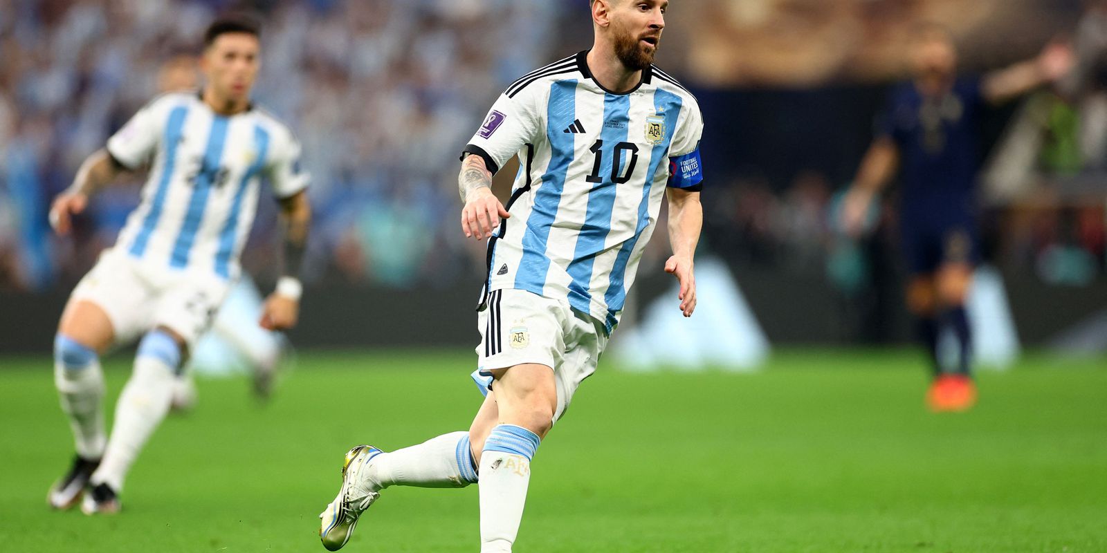 Messi is isolated as the player with the most appearances in World Cups