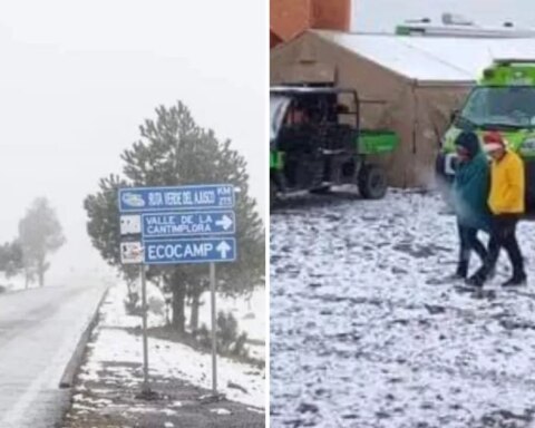 Nevado de Toluca and Ajusco record snowfall and sleet