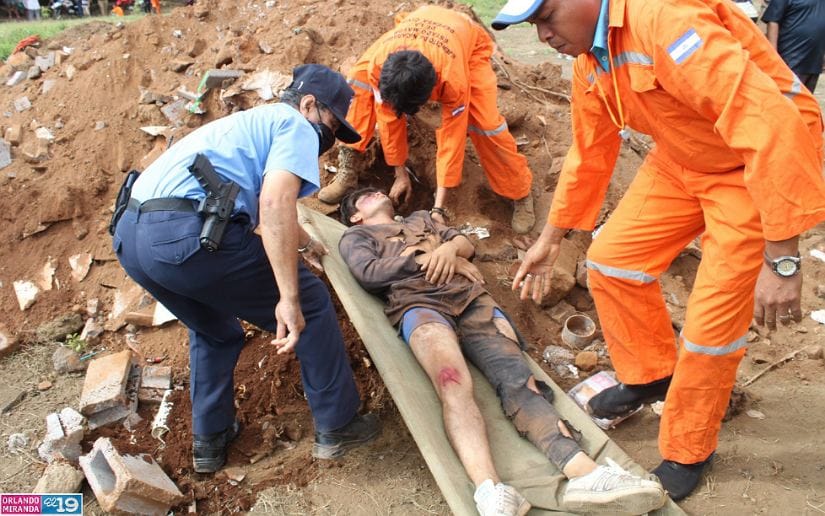 Nicaragua commemorates with a drill the 50th anniversary of the earthquake that devastated Managua in 1972