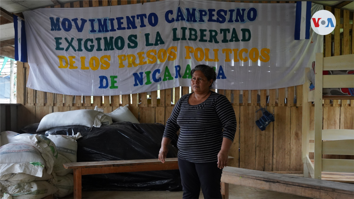 Nicaraguan peasant leader runs exile camp in Costa Rica