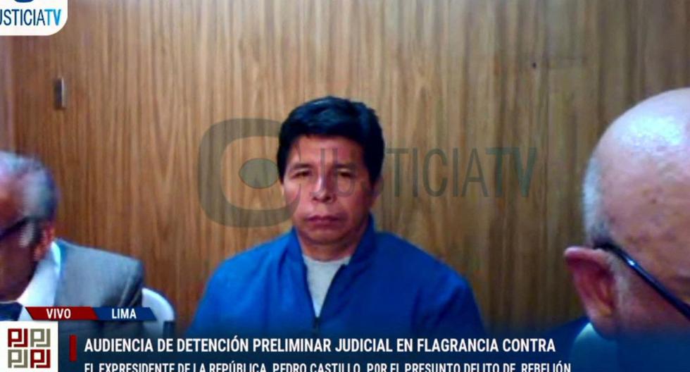 Pedro Castillo: Judiciary evaluates request for 18 months of preventive detention at 9:30 am