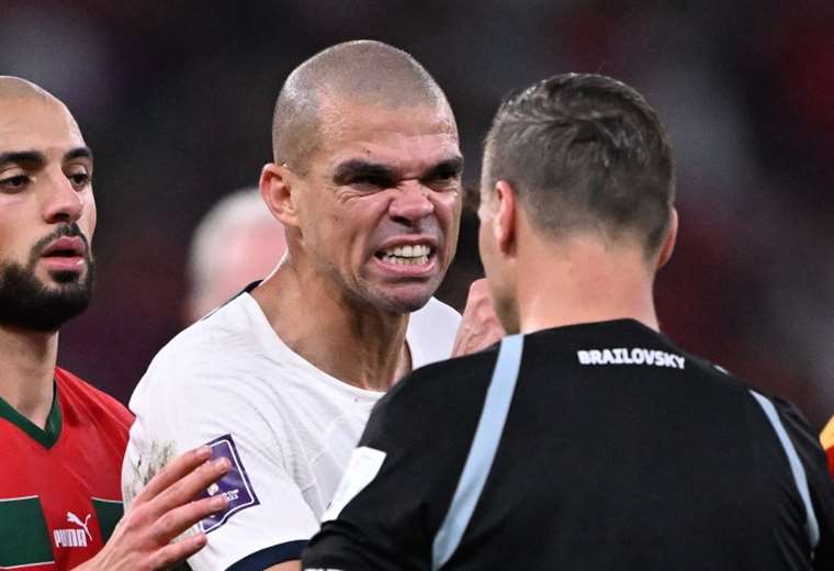 Pepe questioned the arbitration after the elimination of Portugal