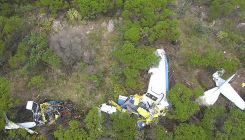 Plane accident in the Sierra de Ánimas in 2021 was due to piloting failure