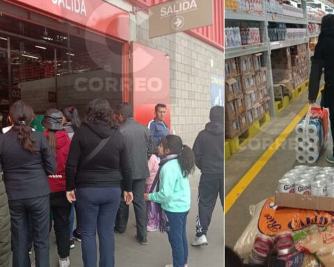 Population turns to Huancayo markets and stalls close for fear of looting (VIDEO)