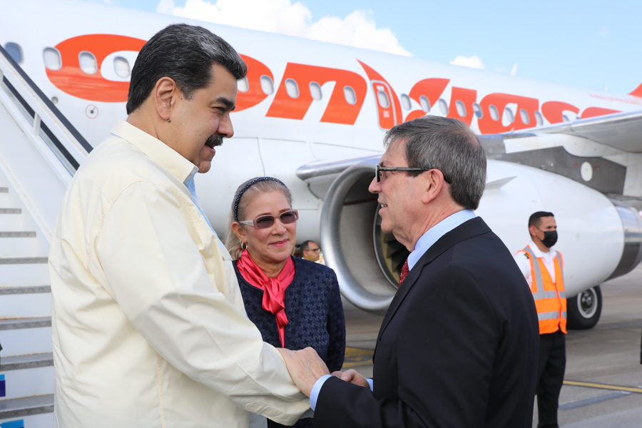 President Maduro arrived in Cuba to participate in the ALBA-TCP Summit